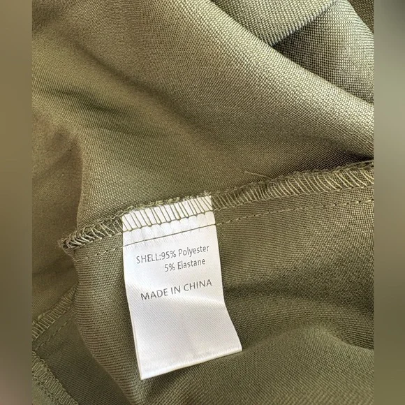 Olive Green Dress - Picture 6 of 11